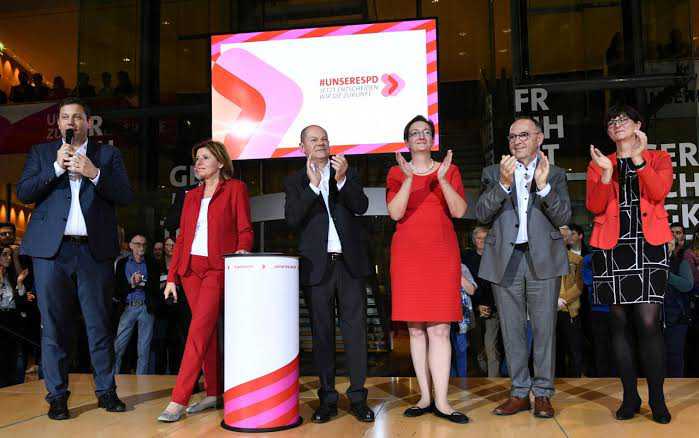 Germany’s Scholz tops SPD leader vote