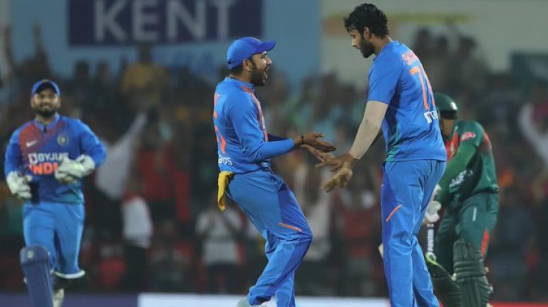IND vs BAN: Shivam Dube, Deepak Chahar guide to 30 runs win