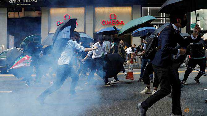 US condemns latest Hong Kong violence, UK says escalation 'deeply disturbing'