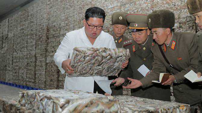 North Korea's Kim pushes economic plan with fisheries visit as officials berate United States