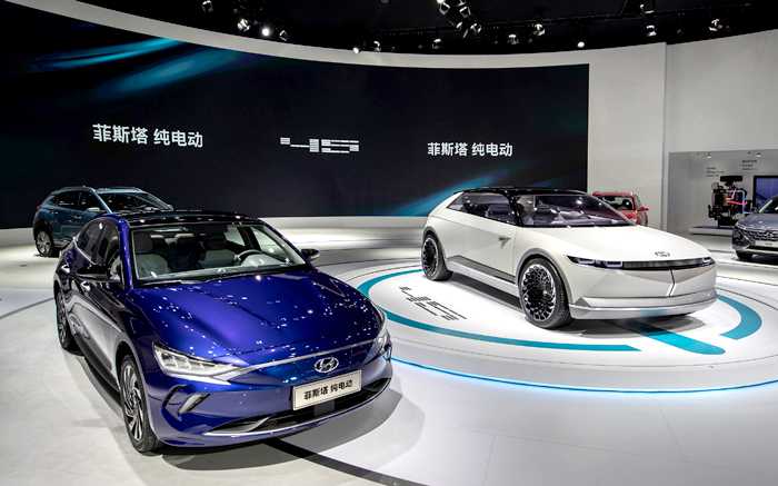 Hyundai, Kia Unveil All-Electric Cars for Chinese Market