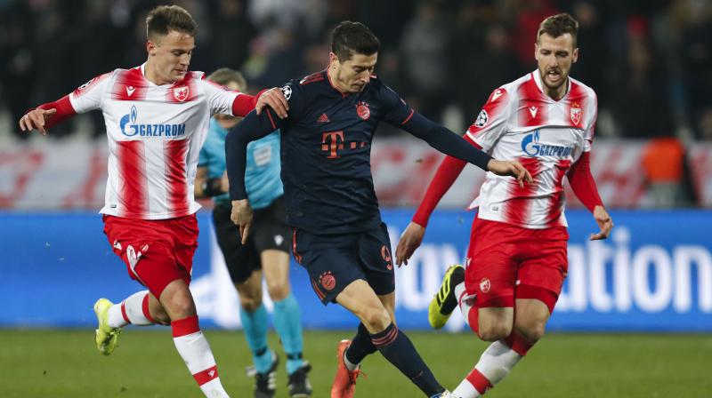 UCL 2019-20: Robert Lewandowski helps Bayern Munich crush Red Star Belgrade 6-0