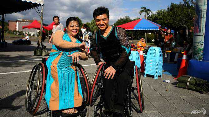 Taiwan's wheelchair athletes find love on the dance floor