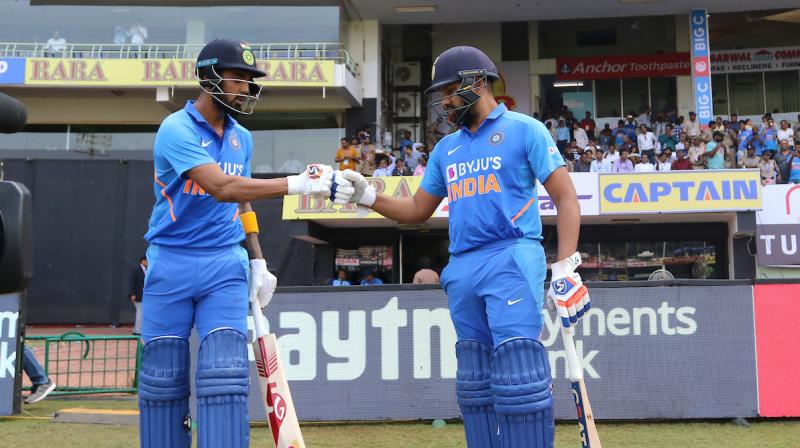 IND vs WI: Rohit, Rahul score hundreds; Kuldeep takes hat-trick in India's big win