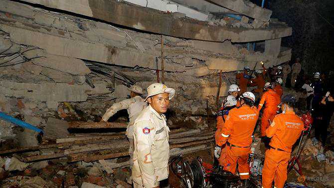 Death toll rises to 24 in Cambodia building collapse