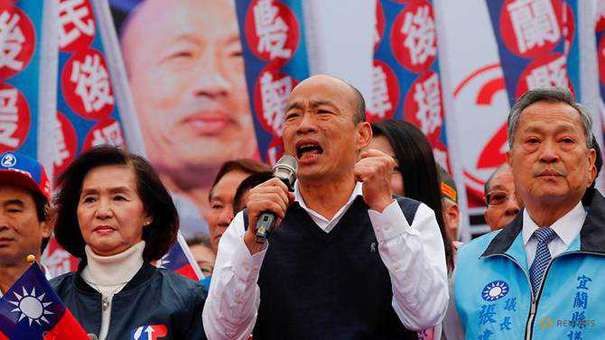 Taiwan's China-friendly presidential hopeful faces backlash in divided south