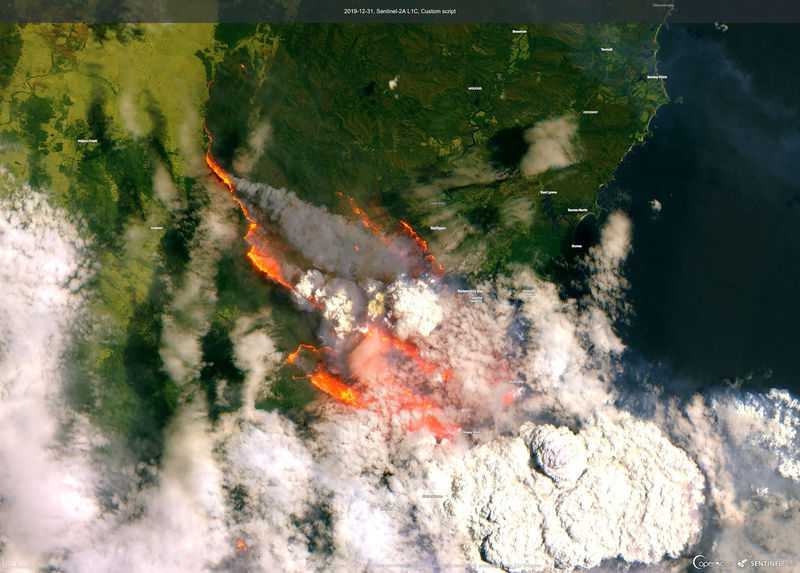 Australia’s fires are causing their own thunderstorms