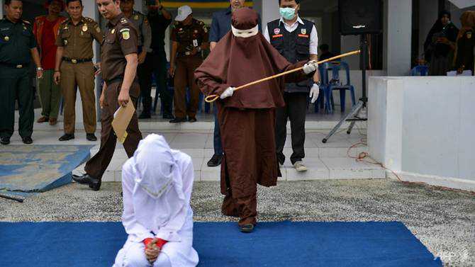 Indonesia's Aceh unveils new female flogging squad