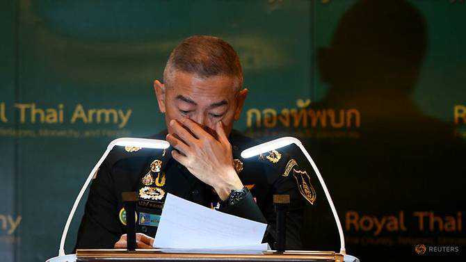 Thai army chief tearfully apologises for mass shooting by soldier