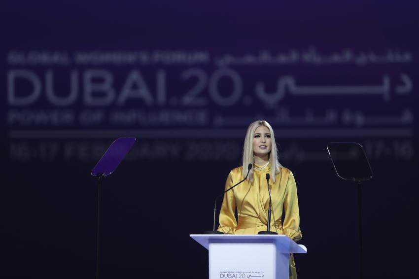 Ivanka Trump lauds Saudis, UAE on women's rights reforms
