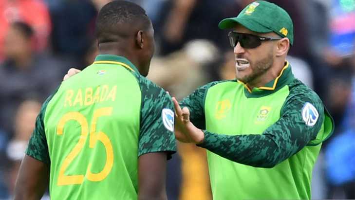 Du Plessis, Rabada back in South African squad