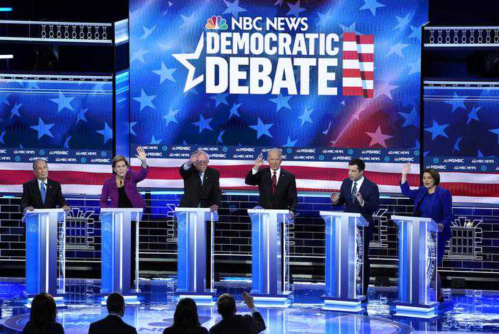 Bloomberg faces barrage of attacks at Democratic presidential debate in Nevad