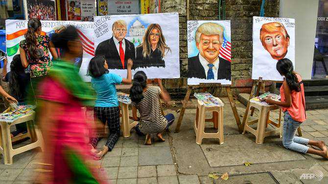 Mega rally to start Trump's first official visit to India