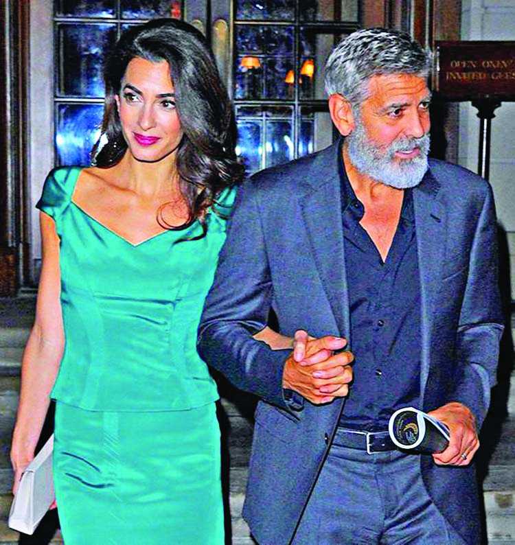 Clooney's mansion in England flooded after heavy storm