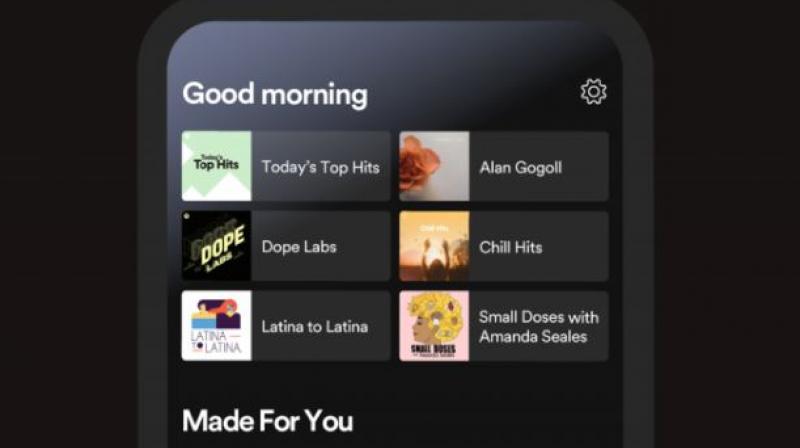 New smart Spotify residence display suggests playlists to fit your routine