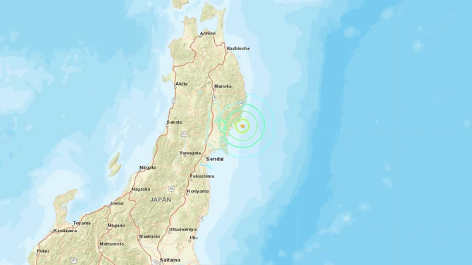 6.4-magnitude quake strikes off Japan coast