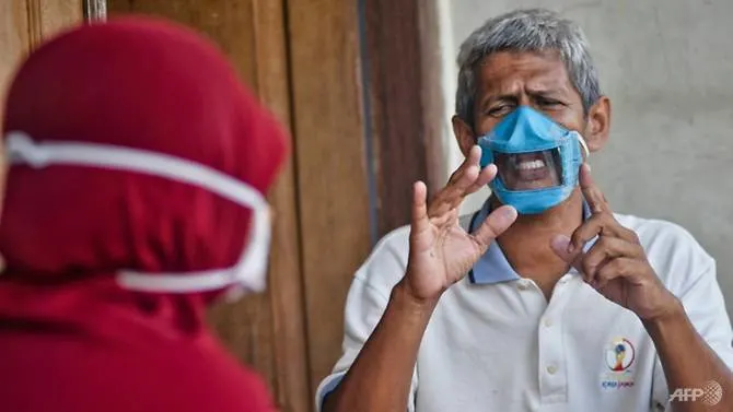 See-through solution: Deaf Indonesians turn to clear COVID-19 masks