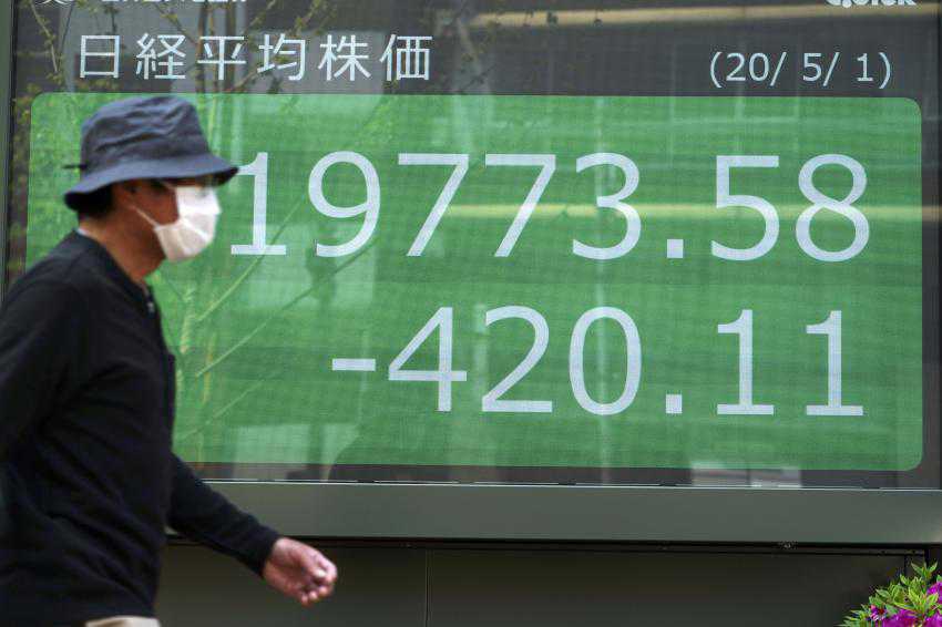 Asian shares fall after Wall St slips on grim economical news