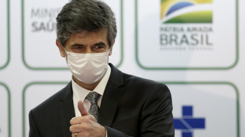 Brazil's health minister resigns after one month on the job
