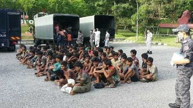 Malaysia detains nearly 270 Rohingya seeking entry by boat