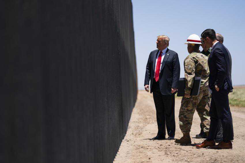 Trump visits border wall structure on Arizona as coronavirus circumstances surge in more than 10 states