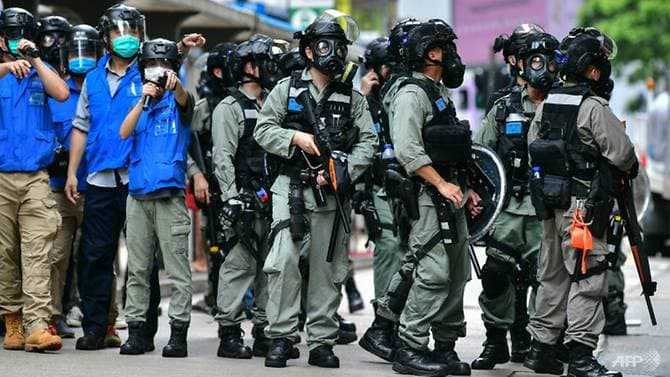 Hong Kong police ban significant security law protest