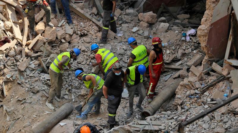 'No signs of life' in Beirut rubble after three-day seek out blast survivors