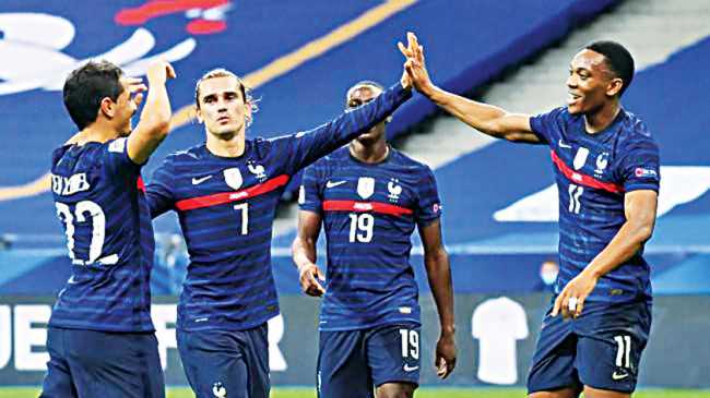 France triumph in six-goal thriller