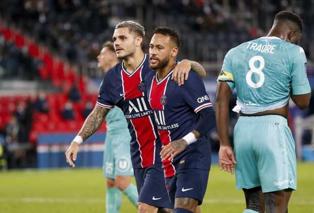 Neymar Bags Brace As PSG Hit Angers For Six