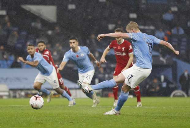 De Bruyne Misses Penalty As City Deny Liverpool Top Spot