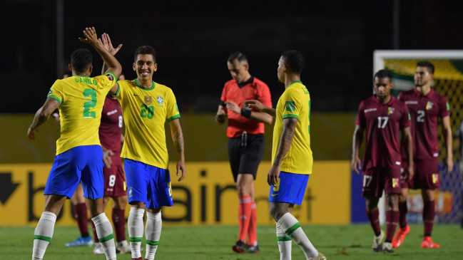 Brazil beat Venezuela in World Cup qualifier to go top