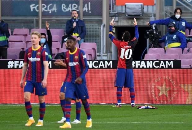 Messi Pays Tribute To Maradona In Barca's Big Win