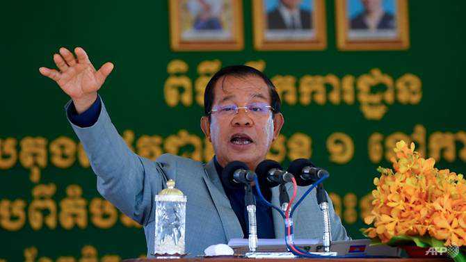 Cambodia's Hun Sen hails extraction of the country's 'initial drop of oil'