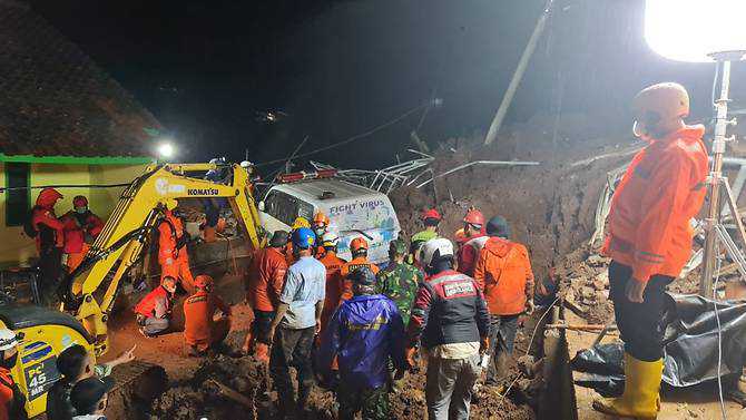 Landslides in Indonesia keep at least 11 dead, 18 injured
