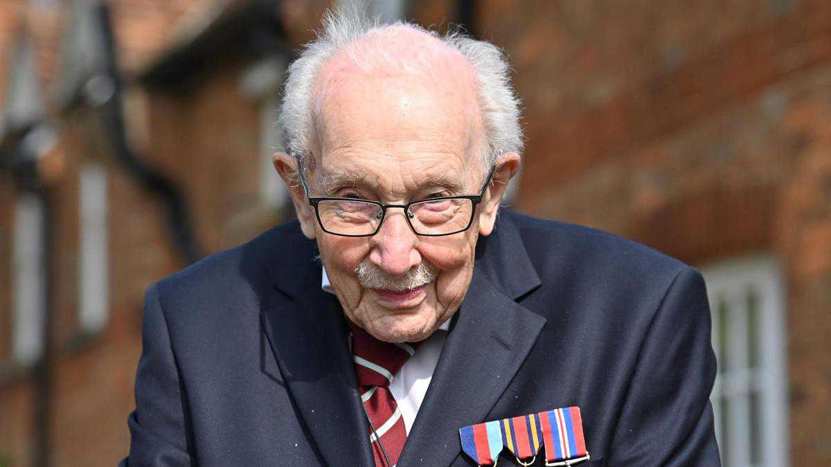Britain's Captain Sir Tom Moore admitted to hospital with Covid-19