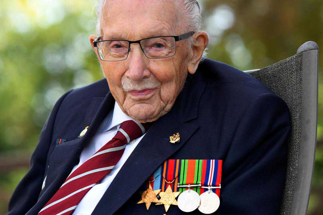 Captain Sir Tom Moore dies aged 100 after catching Covid