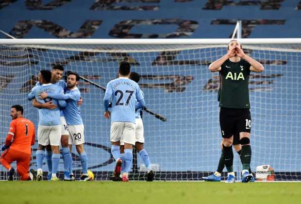 Man City Open 7-Point Business lead After Thrashing Spurs
