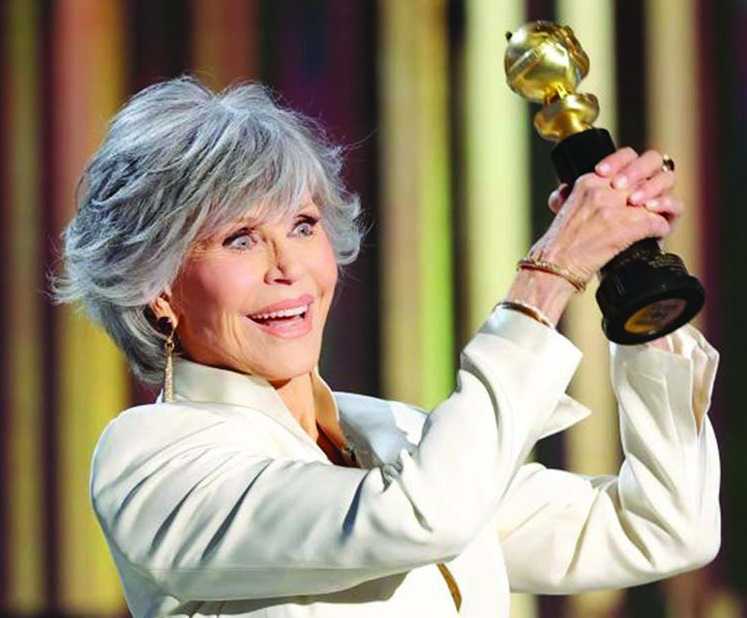 Jane honored for lifetime achievement at Golden Globes