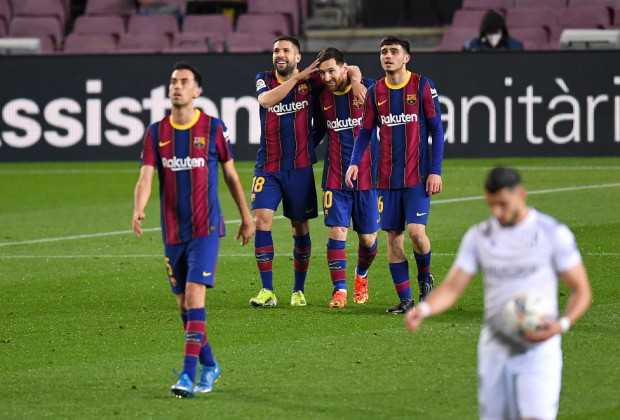 Messi Shines Seeing that Barca Reclaim Seocnd Spot