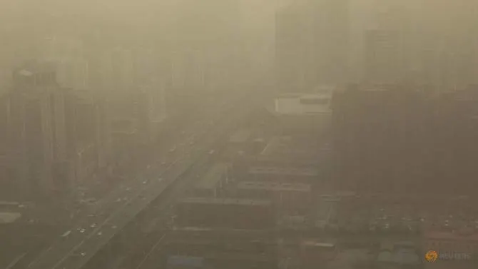 Beijing enveloped in hazardous sandstorm, second time in 2 weeks