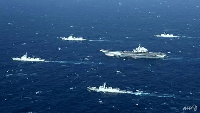China says carrier group exercising near Taiwan, drills will become regular