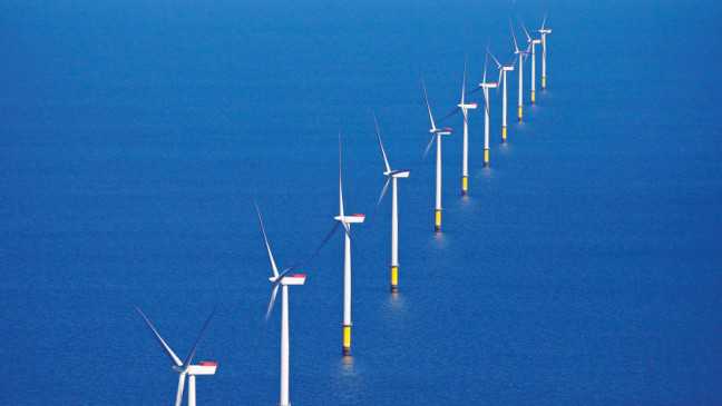 Huge stakes at sea on global rush for wind power