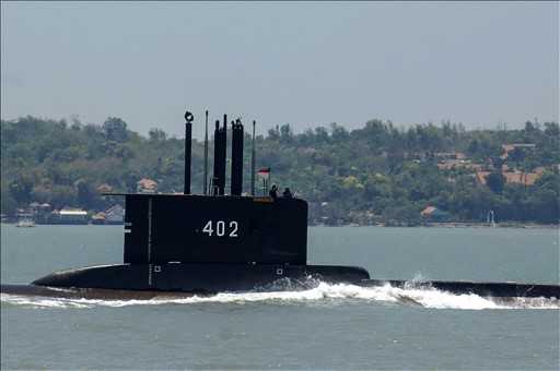 Salvage effort under method for Indonesian submarine that sank with dozens aboard