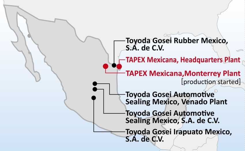 Toyoda Gosei starts operation of new auto airbag plant in Mexico