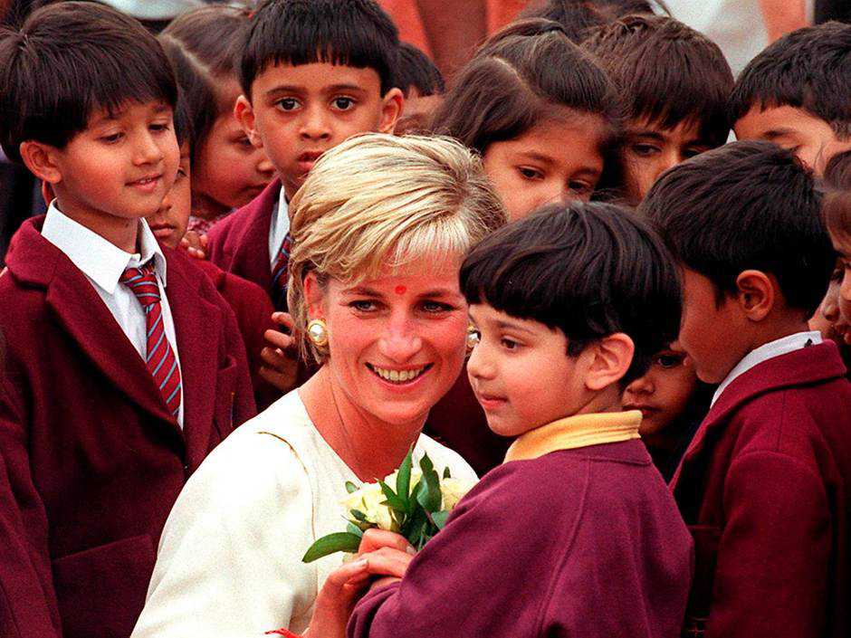The touching reason Princess Diana hardly ever wore hats on visits with children