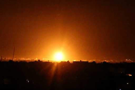 Israel strikes Gaza in response to incendiary balloons