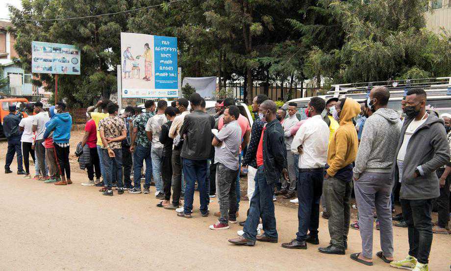 Ethiopians queue all night to cast ballots in first 'free' election