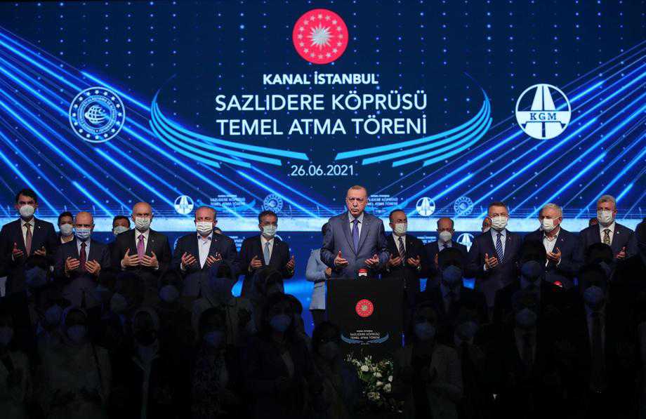 Turkey's Erdogan launches construction for 'crazy' Istanbul canal project