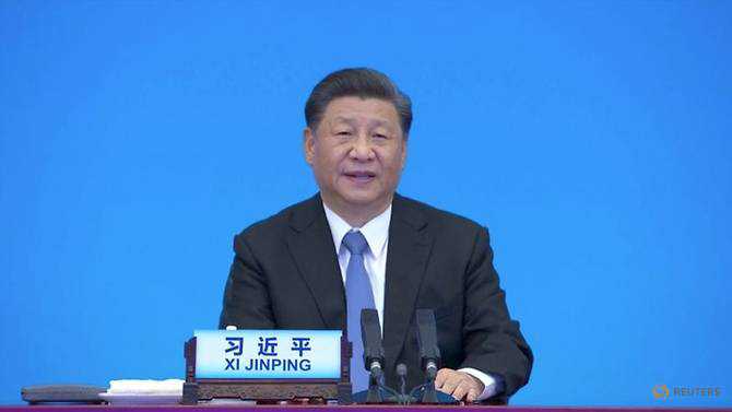 China's Xi takes dig at US in speech to political parties around world