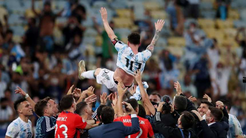 'Argentina Champions, Lionel Messi Champion!'
